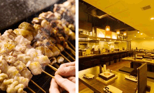 本格焼鳥 大名 へて